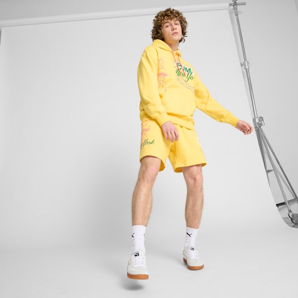 Wardrobe Essentials Bright Lights NYC Flagship Men's 7" Shorts, Sunny Yellow, extralarge